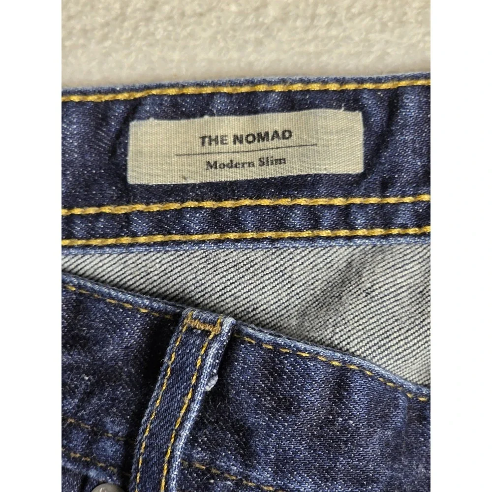 AG Adriano Goldschmied Mens Denim The Nomad Modern Slim Jeans Blue Size 36x31.5